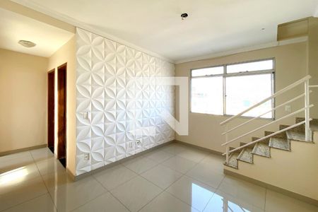 Sala de apartamento à venda com 3 quartos, 123m² em Monsenhor Messias, Belo Horizonte