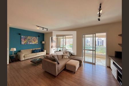 Sala de apartamento à venda com 3 quartos, 132m² em Cidade Monções, São Paulo