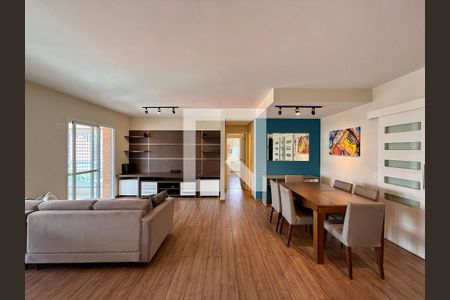 Sala de apartamento à venda com 3 quartos, 132m² em Cidade Monções, São Paulo