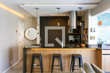 Sala de apartamento para alugar com 1 quarto, 71m² em Jardim Fonte do Morumbi, São Paulo