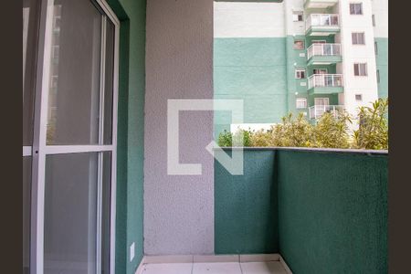 Sala Varanda de apartamento à venda com 2 quartos, 49m² em Santo Cristo, Rio de Janeiro