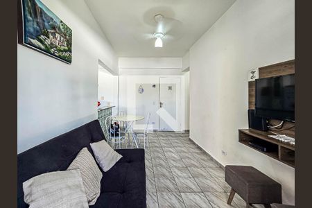 Sala de apartamento para alugar com 1 quarto, 98m² em Aparecida, Santos