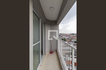 Varanda e Área de Serviço  de apartamento à venda com 2 quartos, 46m² em Jardim Santa Maria, São Paulo