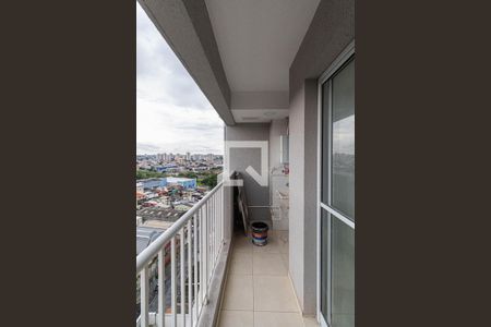 Varanda e Área de Serviço  de apartamento à venda com 2 quartos, 46m² em Jardim Santa Maria, São Paulo
