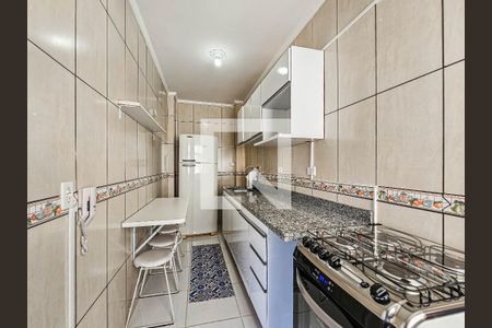 Cozinha de apartamento para alugar com 1 quarto, 76m² em Aparecida, Santos