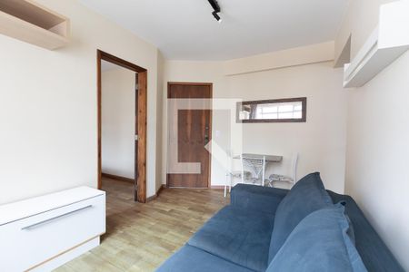 Sala de apartamento para alugar com 1 quarto, 40m² em Centro, Curitiba