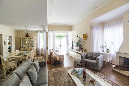 Sala  de casa de condomínio para alugar com 3 quartos, 420m² em Residencial Seis (alphaville), Santana de Parnaíba