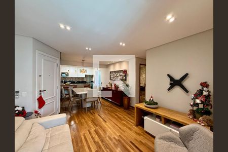 Sala de apartamento à venda com 3 quartos, 98m² em Brooklin Novo, São Paulo