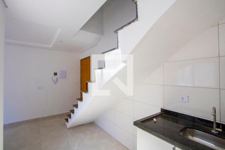 Cozinha de apartamento à venda com 2 quartos, 82m² em Vila Linda, Santo André