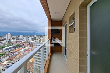 Sacada  de apartamento para alugar com 1 quarto, 37m² em Boqueirão, Praia Grande