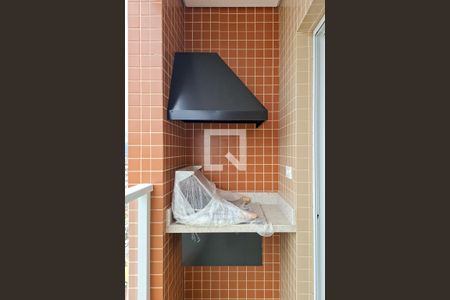 Sacada  de apartamento para alugar com 1 quarto, 37m² em Boqueirão, Praia Grande