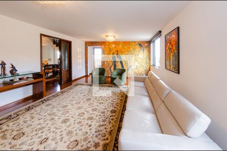 Sala de apartamento à venda com 5 quartos, 260m² em Sion, Belo Horizonte