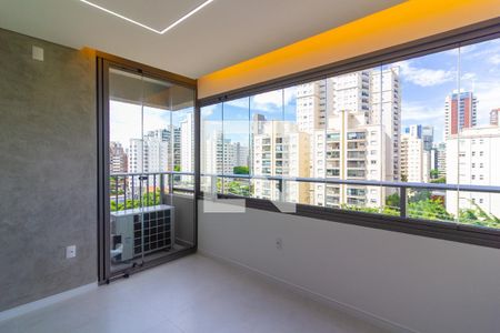 Varanda de apartamento para alugar com 2 quartos, 69m² em Brooklin, São Paulo