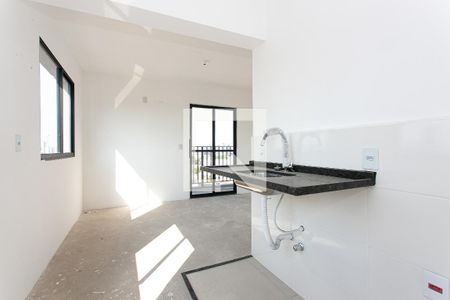 Cozinha de kitnet/studio à venda com 1 quarto, 26m² em Belenzinho, São Paulo