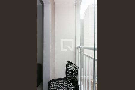 Varanda da Sala de apartamento para alugar com 1 quarto, 27m² em Tatuapé, São Paulo