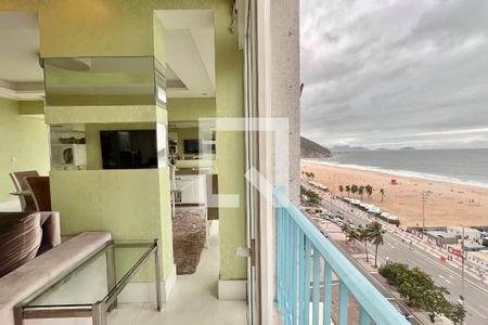 Sala  de apartamento para alugar com 3 quartos, 153m² em Copacabana, Rio de Janeiro