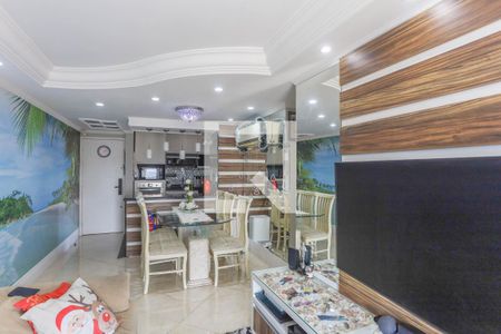 Sala  de apartamento à venda com 3 quartos, 70m² em Jardim Melo, Diadema