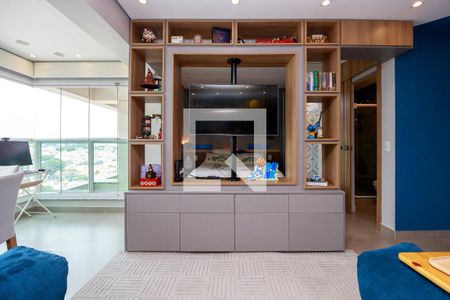 Sala de apartamento à venda com 1 quarto, 44m² em Campo Belo, São Paulo