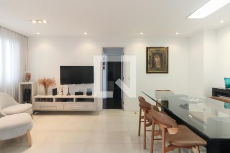 Sala  de apartamento à venda com 3 quartos, 107m² em Chácara Califórnia, São Paulo