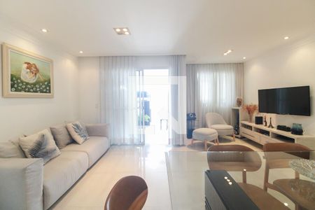 Sala  de apartamento à venda com 3 quartos, 107m² em Chácara Califórnia, São Paulo