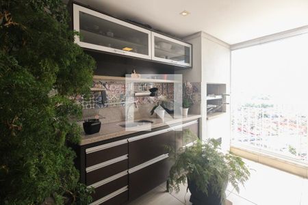 Varanda Gourmet  de apartamento à venda com 3 quartos, 107m² em Chácara Califórnia, São Paulo