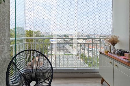 Sacada da Sala de apartamento para alugar com 2 quartos, 54m² em Vila Santa Luzia, São Bernardo do Campo
