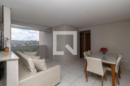 Sala de apartamento para alugar com 2 quartos, 60m² em Glória, Belo Horizonte
