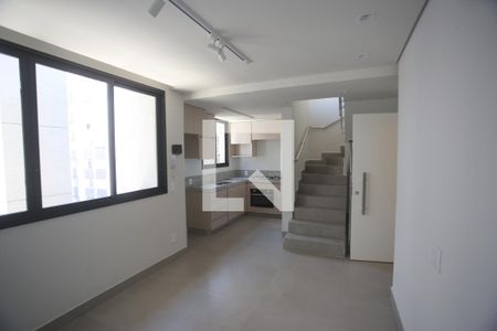 Sala de apartamento para alugar com 2 quartos, 140m² em Gutierrez, Belo Horizonte