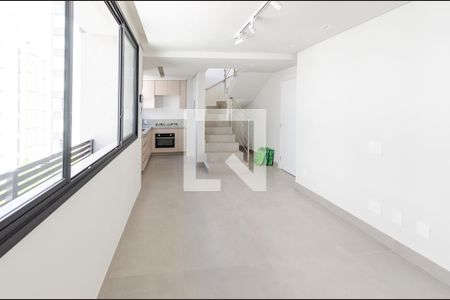 Sala de apartamento para alugar com 2 quartos, 140m² em Gutierrez, Belo Horizonte