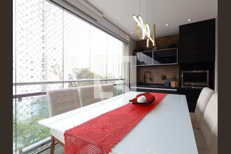 Varanda gourmet de apartamento para alugar com 3 quartos, 125m² em Vila Andrade, São Paulo