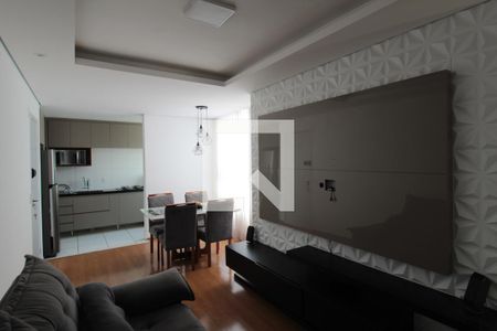 Sala de apartamento para alugar com 2 quartos, 54m² em São Luiz, Belo Horizonte