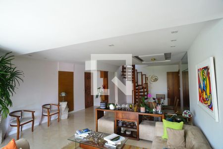 Sala de apartamento à venda com 4 quartos, 323m² em Barra da Tijuca, Rio de Janeiro