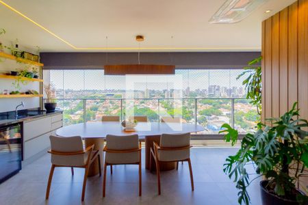 Varanda Gourmet de apartamento à venda com 3 quartos, 125m² em Campo Belo, São Paulo