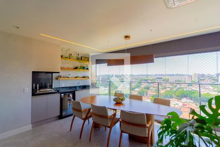 Varanda Gourmet de apartamento à venda com 3 quartos, 125m² em Campo Belo, São Paulo