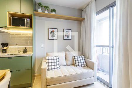 Sala de apartamento para alugar com 1 quarto, 27m² em Vila Nova Conceição, São Paulo