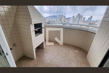 Varanda da Sala de apartamento para alugar com 1 quarto, 57m² em Ponta da Praia, Santos
