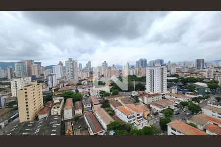Vista da Varanda de apartamento para alugar com 1 quarto, 57m² em Ponta da Praia, Santos