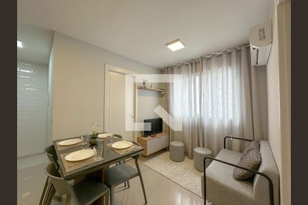 Sala/Cozinha de apartamento para alugar com 2 quartos, 40m² em Barra Funda, São Paulo
