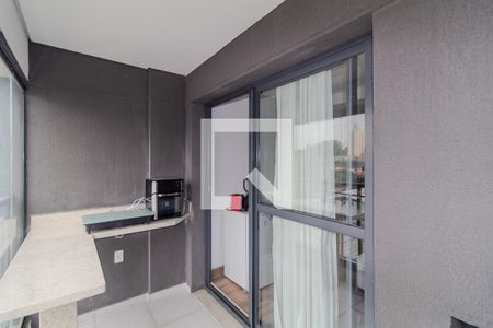 Sacada do Studio de apartamento para alugar com 1 quarto, 30m² em Jardim Independência (são Paulo), São Paulo