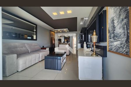 Sala de apartamento para alugar com 3 quartos, 144m² em Ponta da Praia, Santos