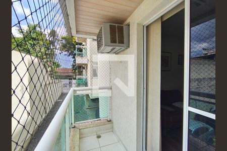 Varanda - Sala de apartamento para alugar com 3 quartos, 77m² em Tanque, Rio de Janeiro