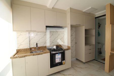 Sala / Cozinha / Área de Serviço de apartamento para alugar com 2 quartos, 42m² em Carandiru, São Paulo