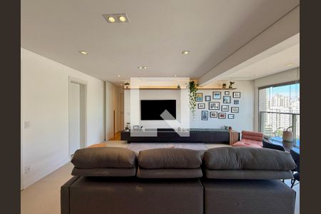 Sala  de apartamento à venda com 2 quartos, 100m² em Jardim das Acacias, São Paulo