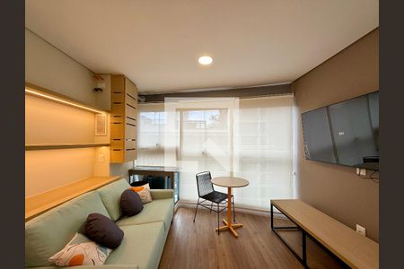 Sala de kitnet/studio para alugar com 1 quarto, 32m² em Itaim Bibi, São Paulo