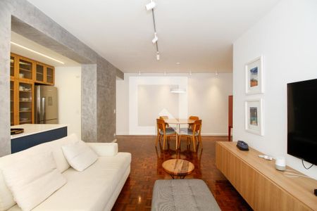 Sala de Estar e Jantar de apartamento à venda com 2 quartos, 97m² em Jardim Paulista, São Paulo