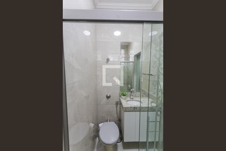 Banheiro da Suíte de casa à venda com 4 quartos, 175m² em Concórdia, Belo Horizonte