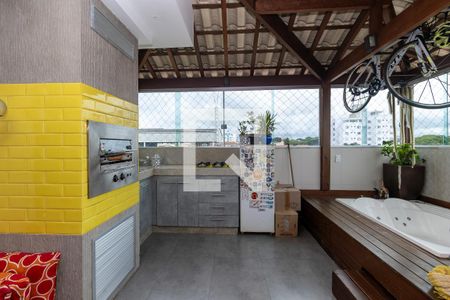 Área gourmet de apartamento à venda com 2 quartos, 100m² em Sinimbu, Belo Horizonte