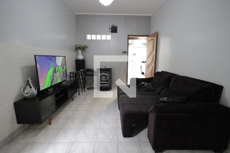 Sala de casa para alugar com 3 quartos, 137m² em Jardim Ana Maria, Santo André