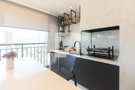 Varanda Gourmet  de apartamento à venda com 3 quartos, 112m² em Chácara Califórnia, São Paulo