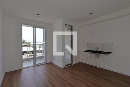 Sala de apartamento para alugar com 2 quartos, 42m² em Jardim, Santo André